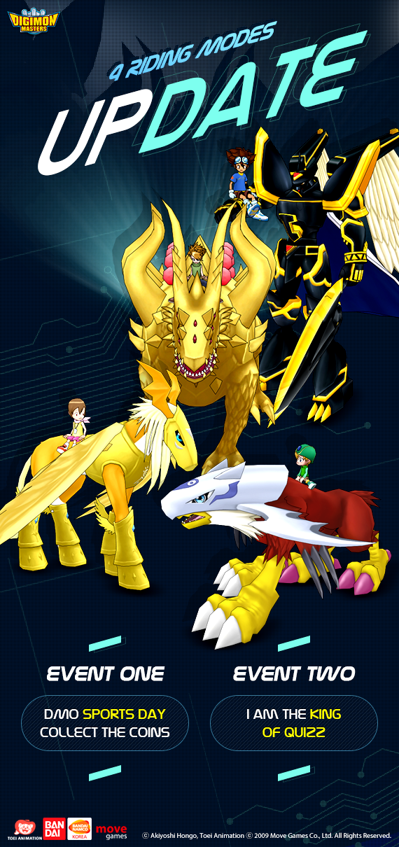 Digimon Masters Online - New Digimon that will be updated on June