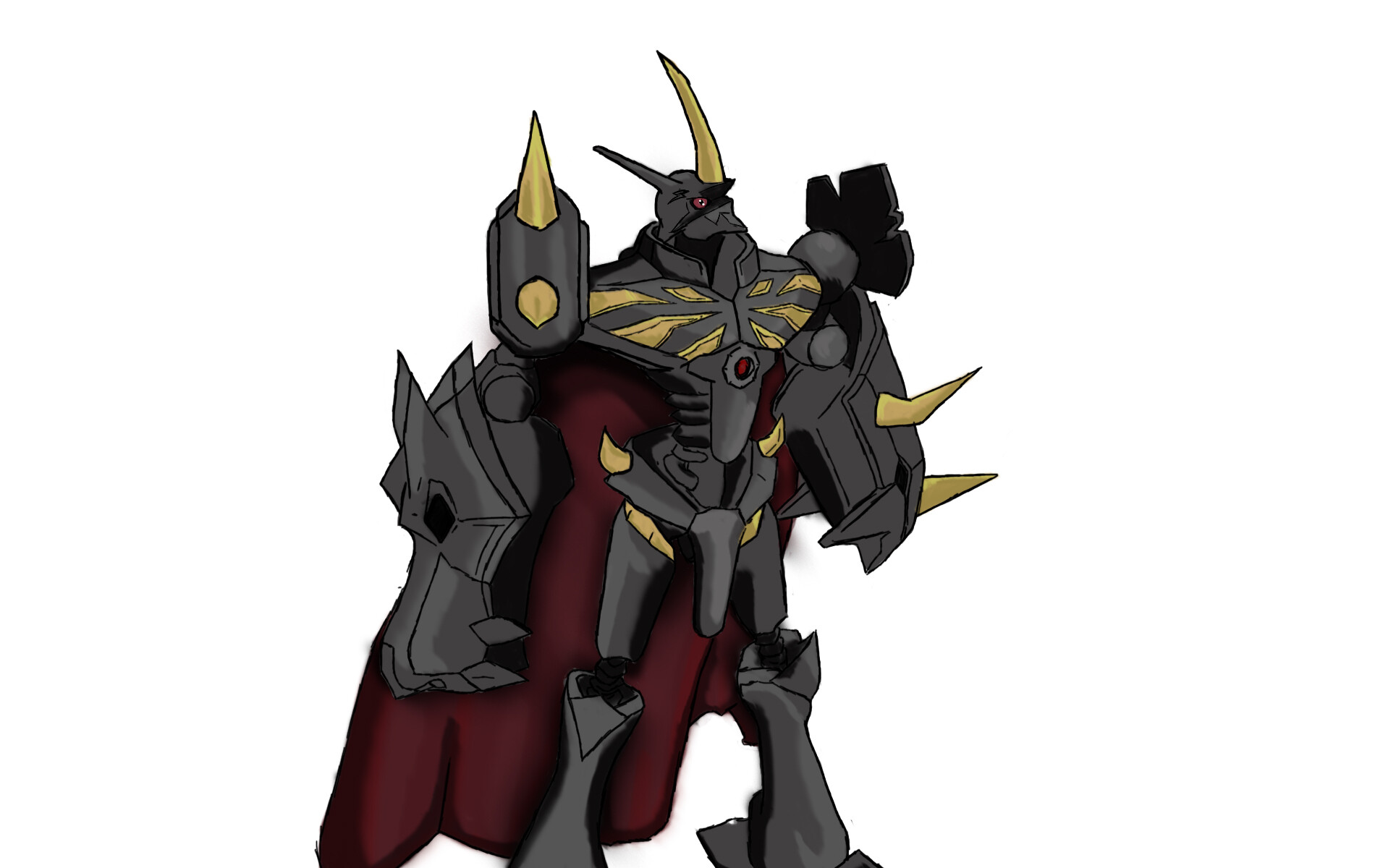 Omegamon Zwart D - Digimon Masters Online Wiki - DMO Wiki